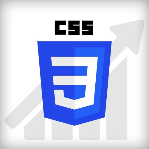 CSS3 Logo mit aufsteigender Grafik