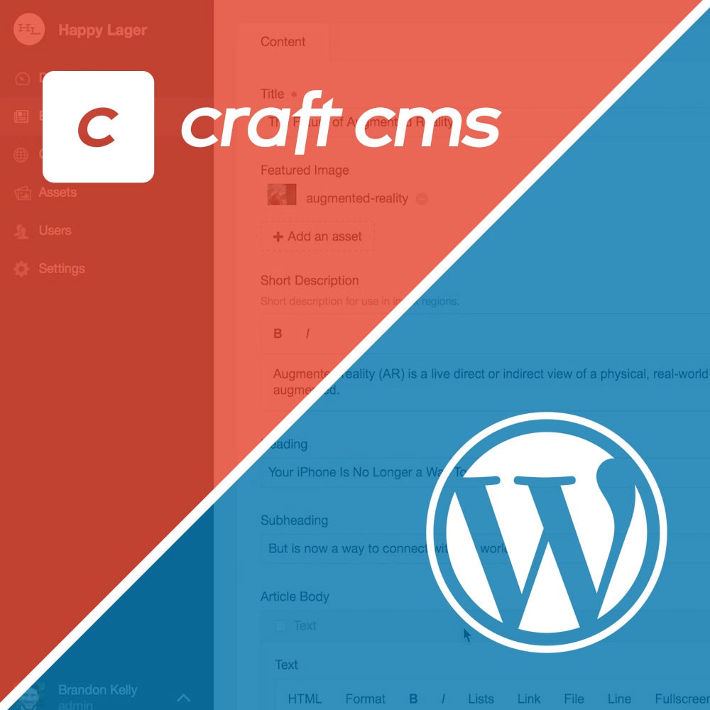 Craft CMS vs WordPress im Jahr 2021