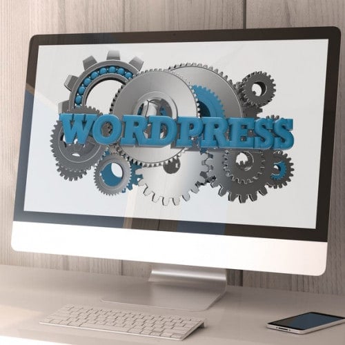 Wordpress-Grafik auf IMAC